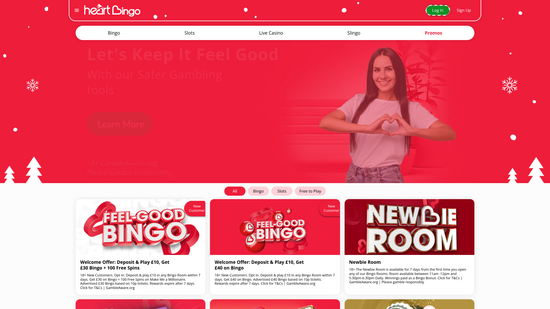 Heart Bingo Casino Desktop Promotions