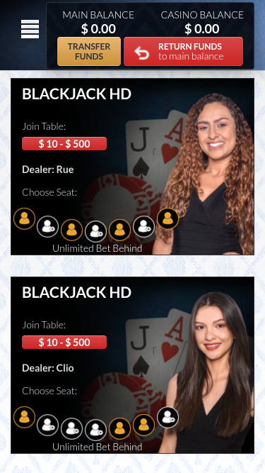 High Country Casino Mobile Live Dealer