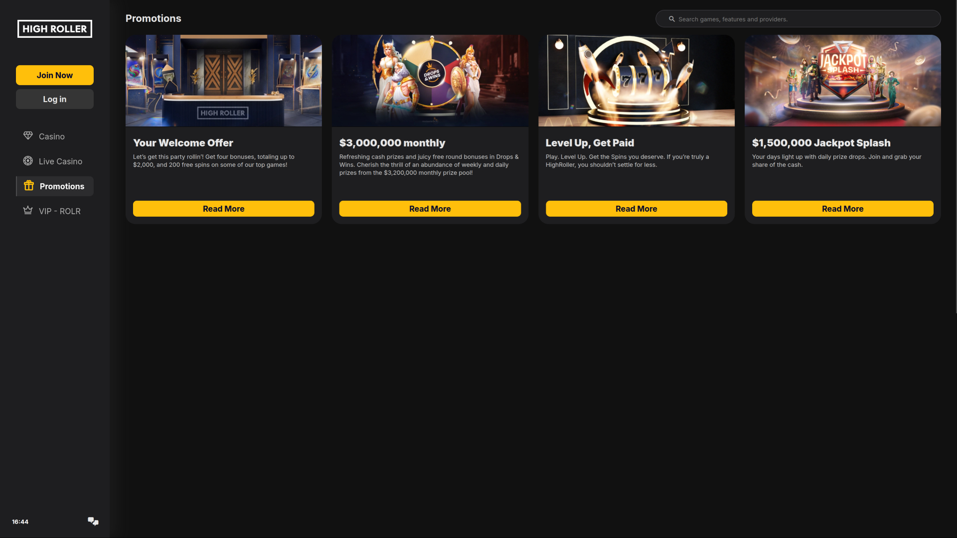 High Noon Casino Desktop Promotions