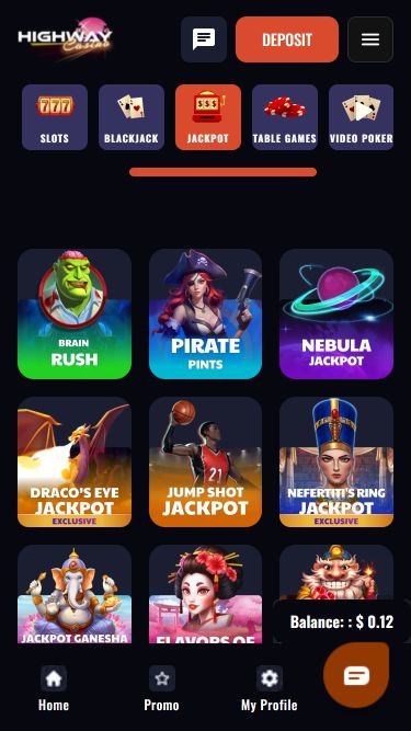Highway Casino Mobile Image Jackpot