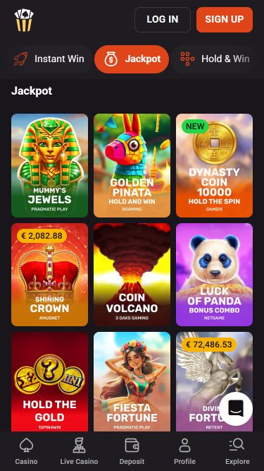 Hollywin Casino Mobile Jackpot