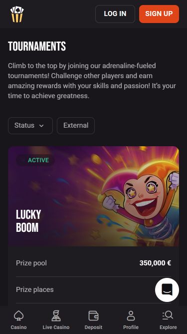 Hollywin Casino Mobile Tournaments