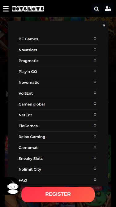 Hotslots Casino Mobile Game Developers