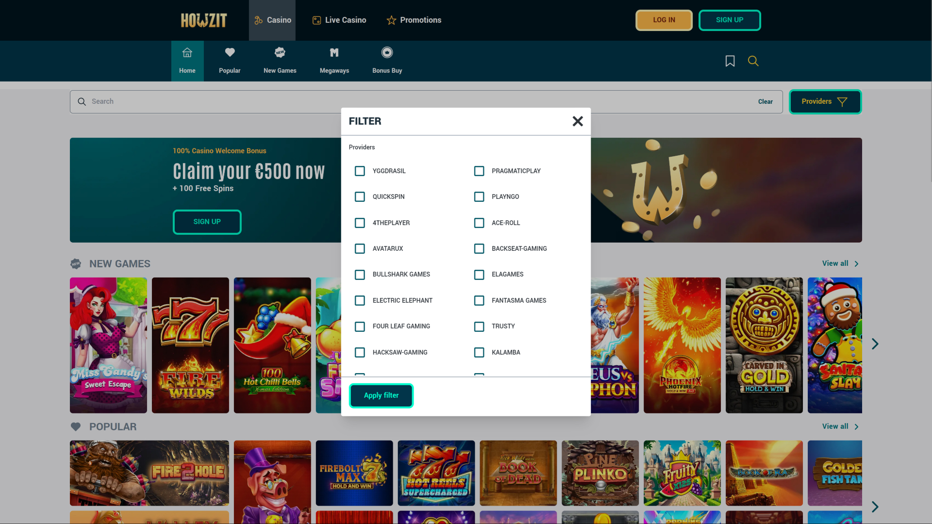 Howzit Casino Desktop Game Developers