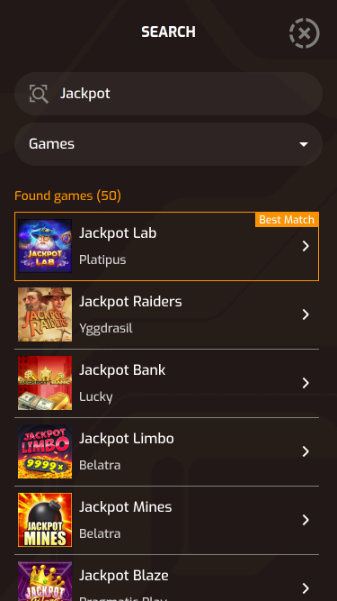 Hugo Casino Mobile Jackpot