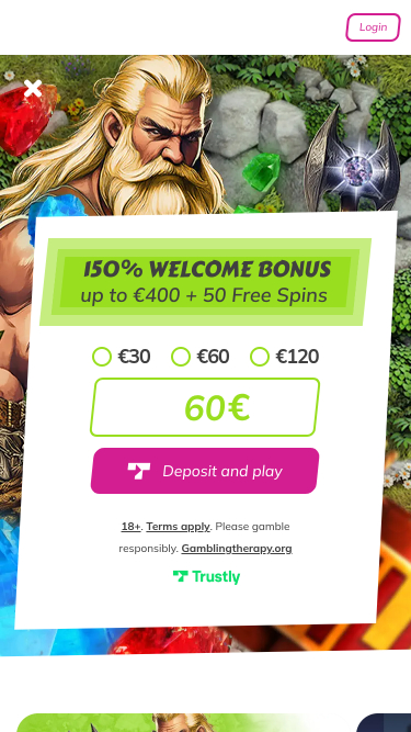 Huikee Casino Mobile Homepage