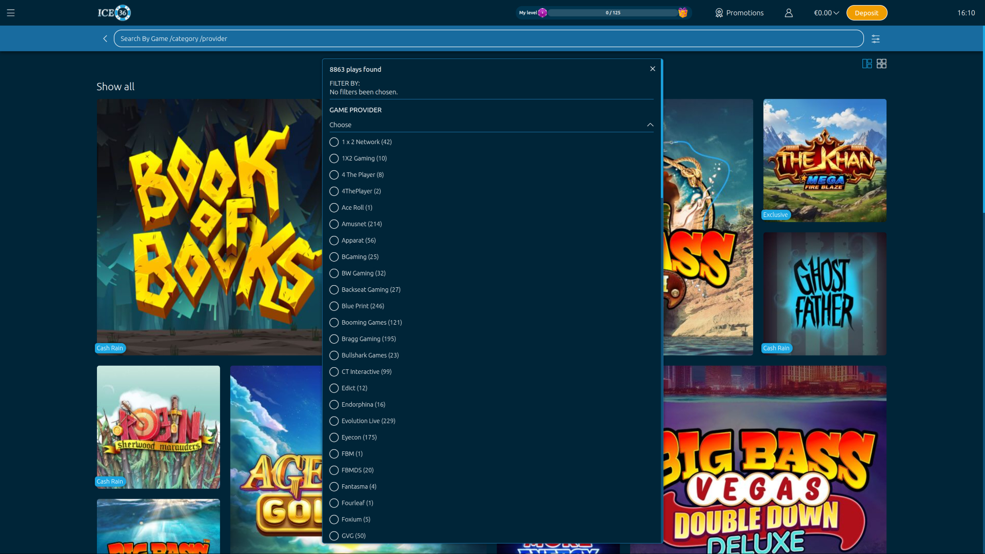 Ice36 Casino Desktop-Spielentwickler