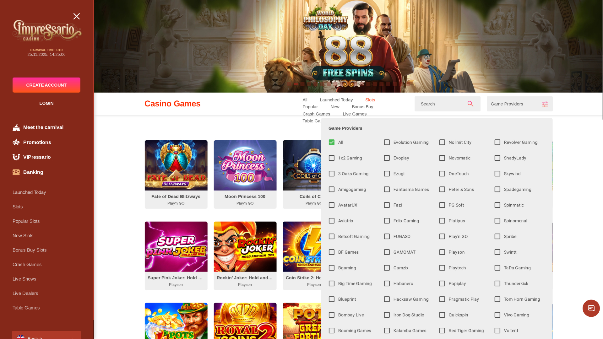 Impressario Casino Desktop Game Developers