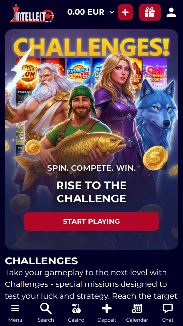 Intellectbet Casino Mobile Challenges