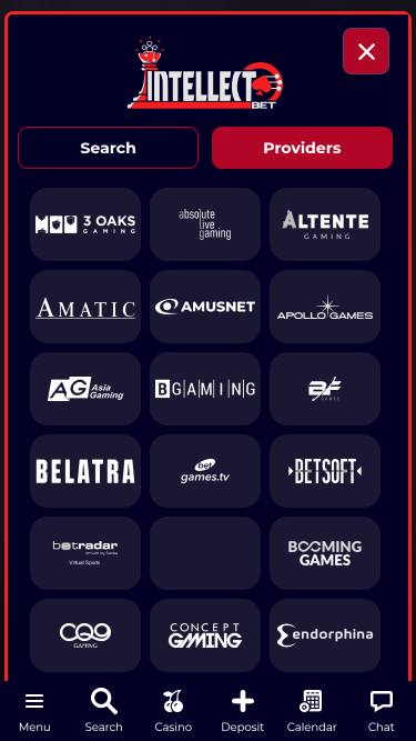 Intellectbet Casino Mobile Game Developers