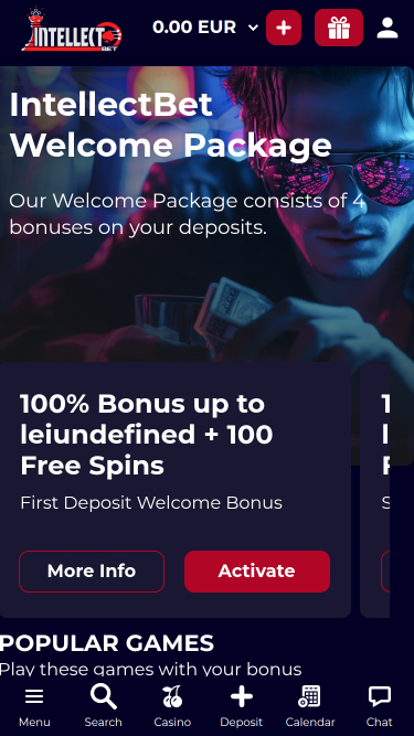 Intellectbet Casino Mobile Promotions