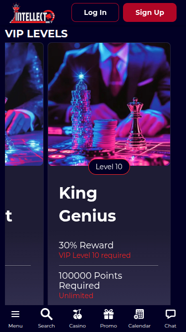 Intellectbet Casino Mobile VIP Program