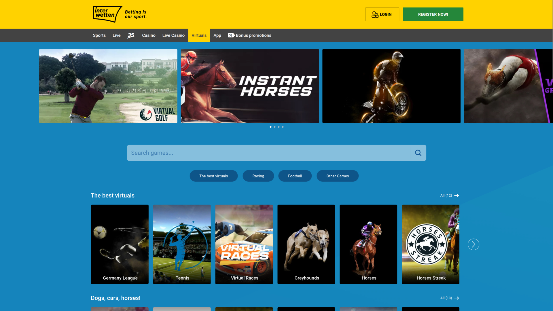 Interwetten Casino Desktop Virtual Games
