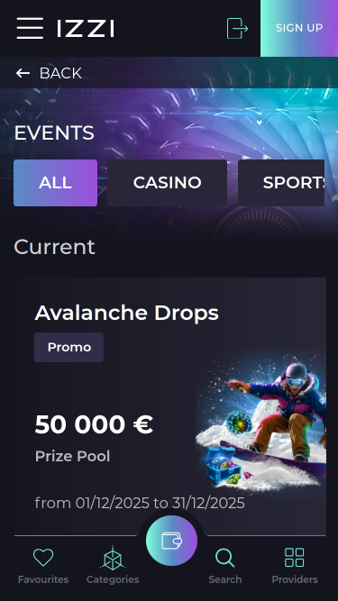 Izzi Casino Mobile Promotions