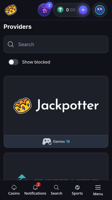 Jackpotter Casino Game Developers Mobile