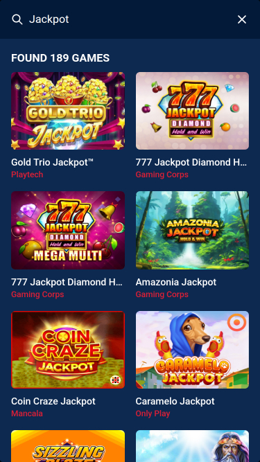 Jupi Casino Mobile Jackpot