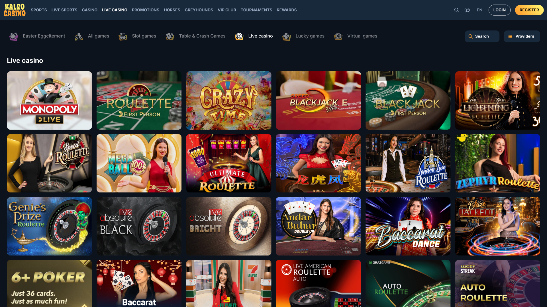 Kaleo Casino Live Dealer