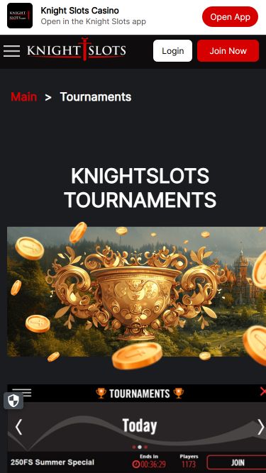Knightslots Mobile Tournaments