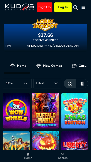 Kudos Casino Mobile Games