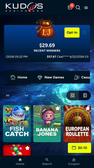 Kudos Casino Mobile Specialty Games