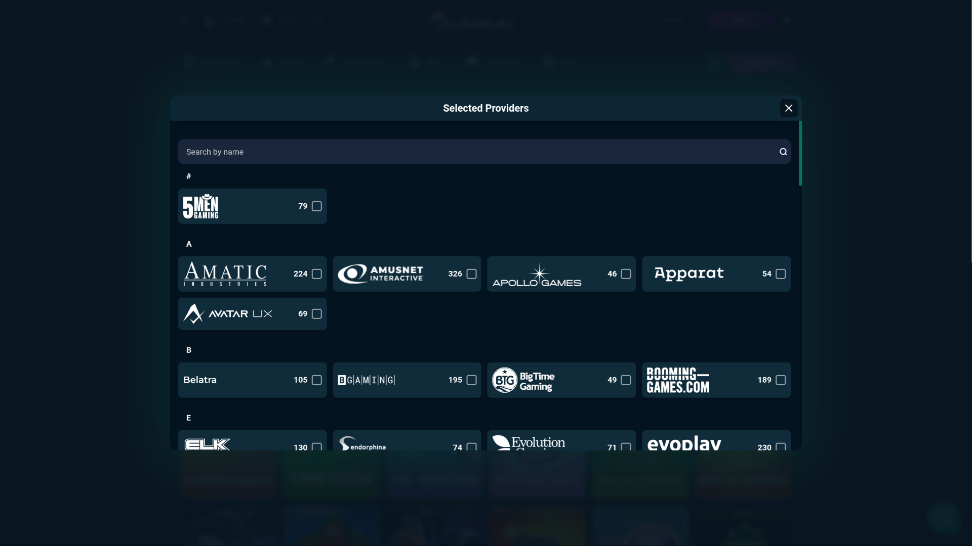 KukiMuki Casino Game Developers