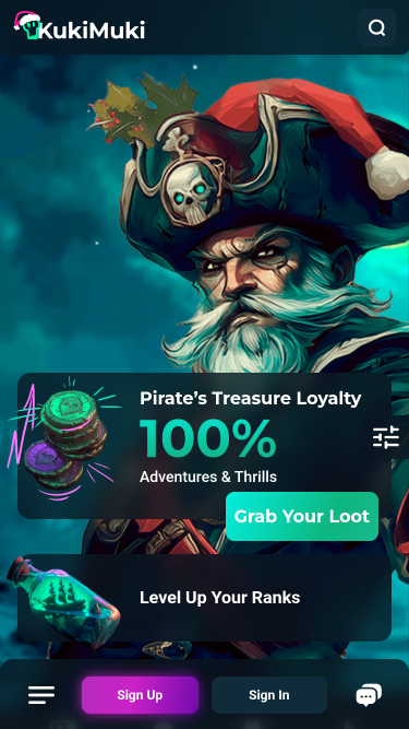 KukiMuki Casino Homepage