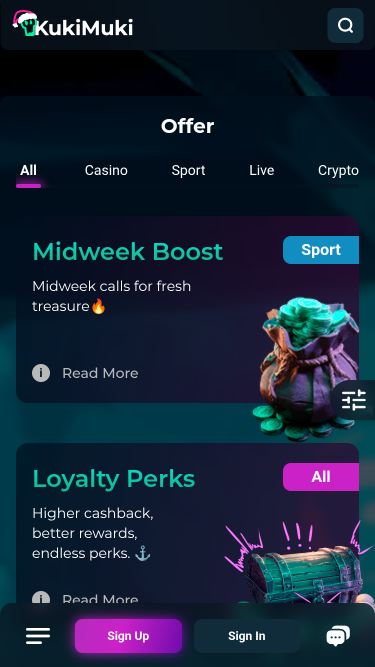 KukiMuki Casino Promotions