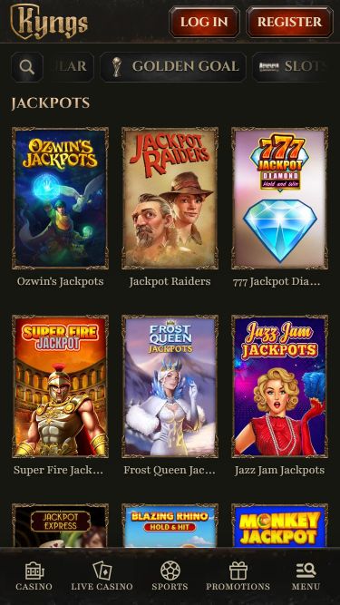 Kyngs Casino Mobile Jackpot