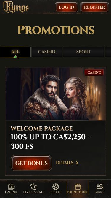 Kyngs Casino Mobile Promotions