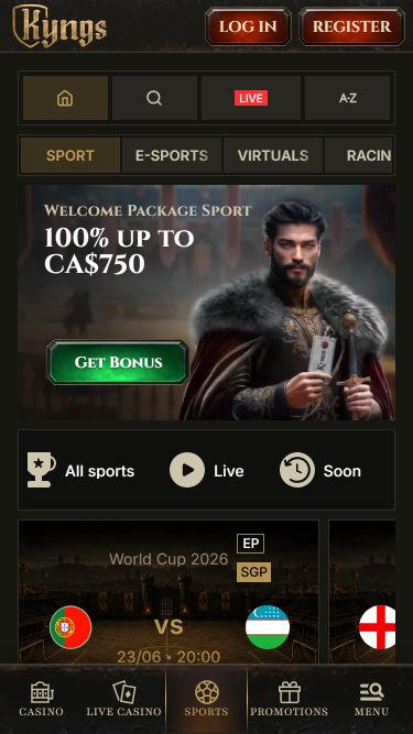 Kyngs Casino Mobile Sports