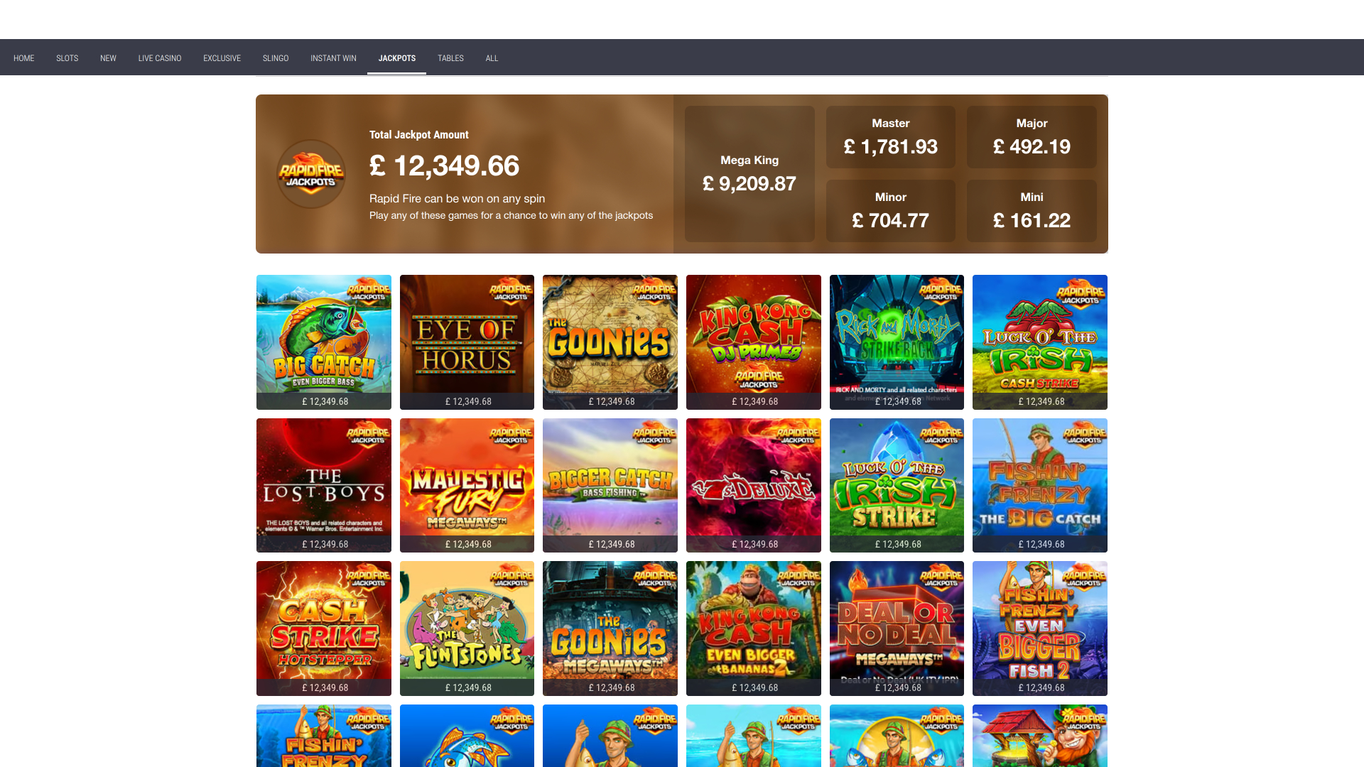 Ladbrokes Casino Desktop Jackpot