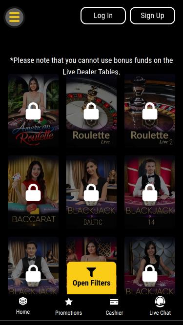 Lake Palace Casino Mobile Live Dealer