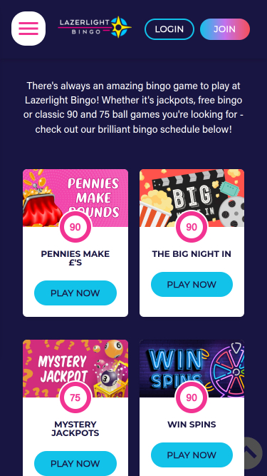 Lazerlight Bingo Casino Mobile Bingo