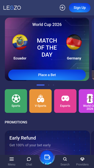Legzo Casino Mobile Sports