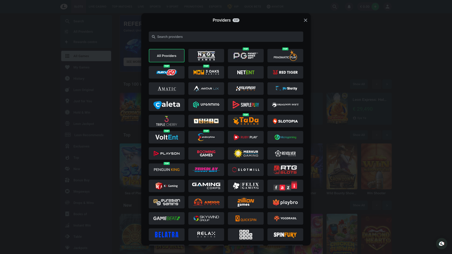 Leon Casino Desktop Game Developers