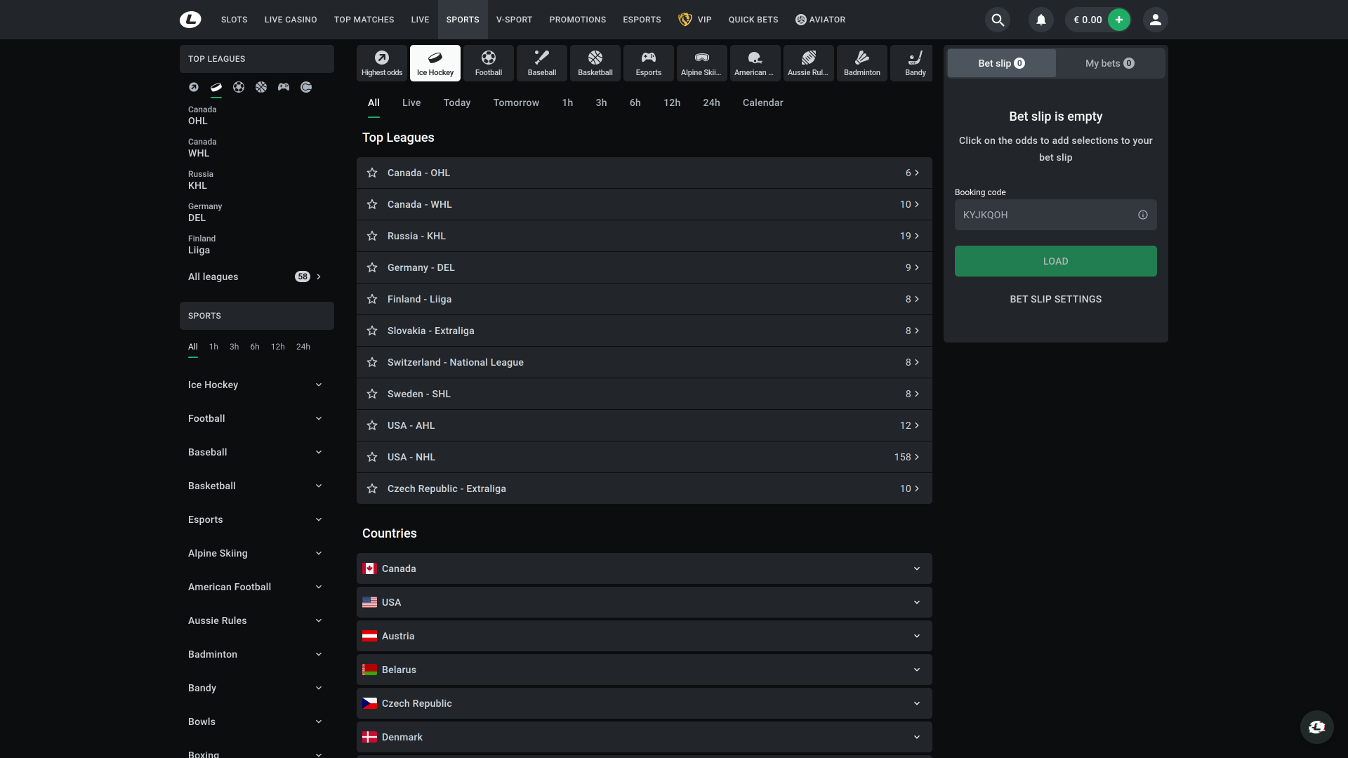 Leon Casino Desktop Sports
