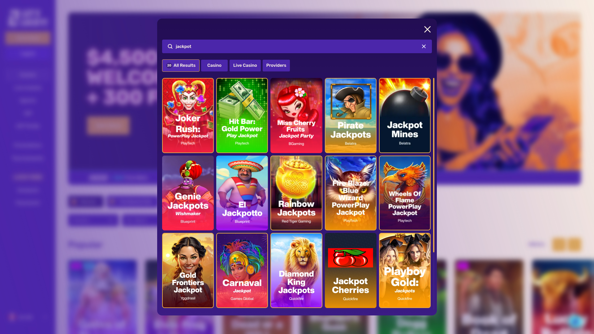 Lets Lucky Casino Desktop Jackpot