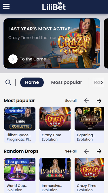 Lilibet Casino Mobile Live Dealer