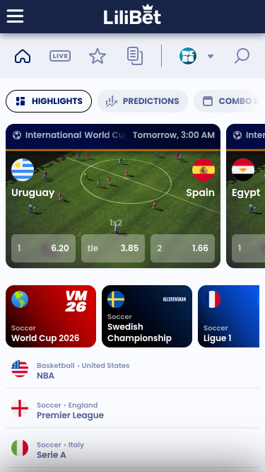 Lilibet Casino Mobile Sports