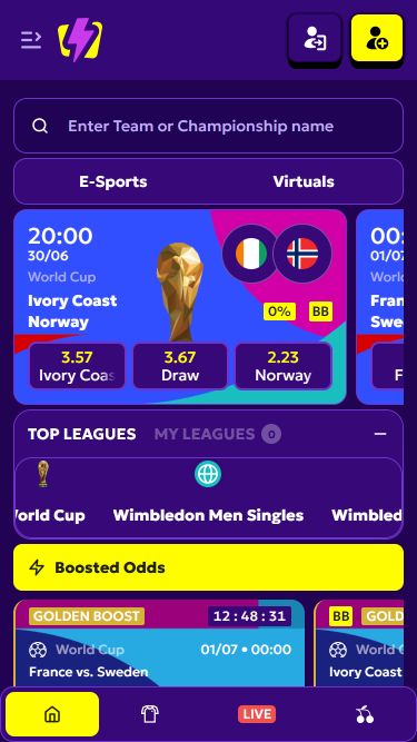 LiveWinz Casino Mobile Sports