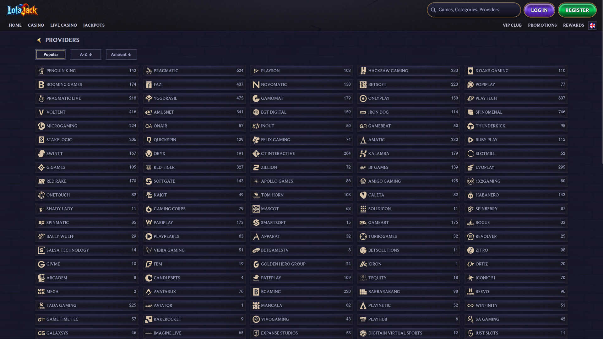  LolaJack Casino Game Developers