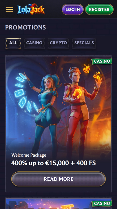 LolaJack Casino Promotions