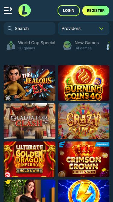 Lolo Casino Mobile Games