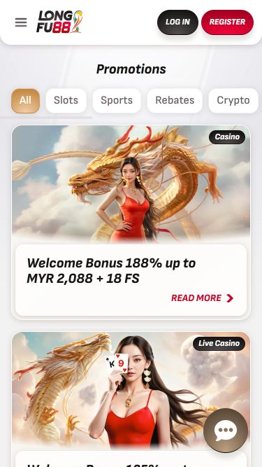 LongFu88 Casino Mobile Promotions