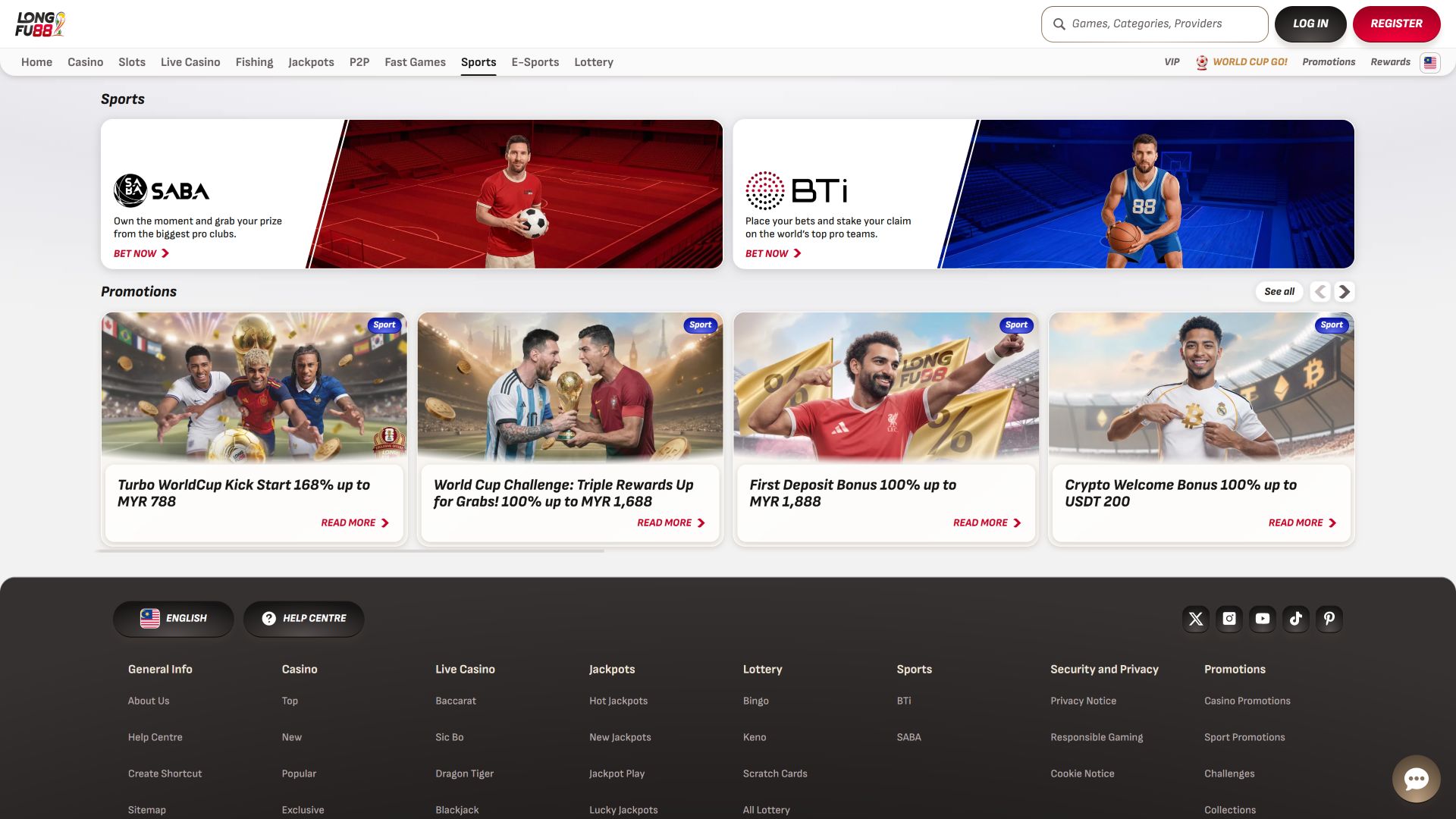 LongFu88 Casino Desktop Sports