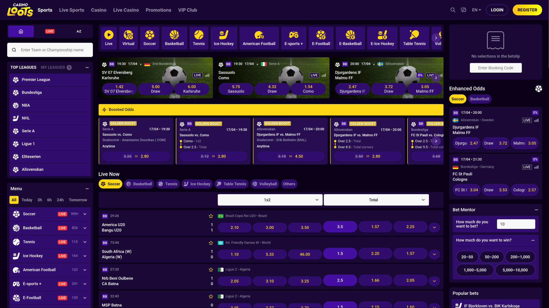 Casino Loots Desktop Sports Betting