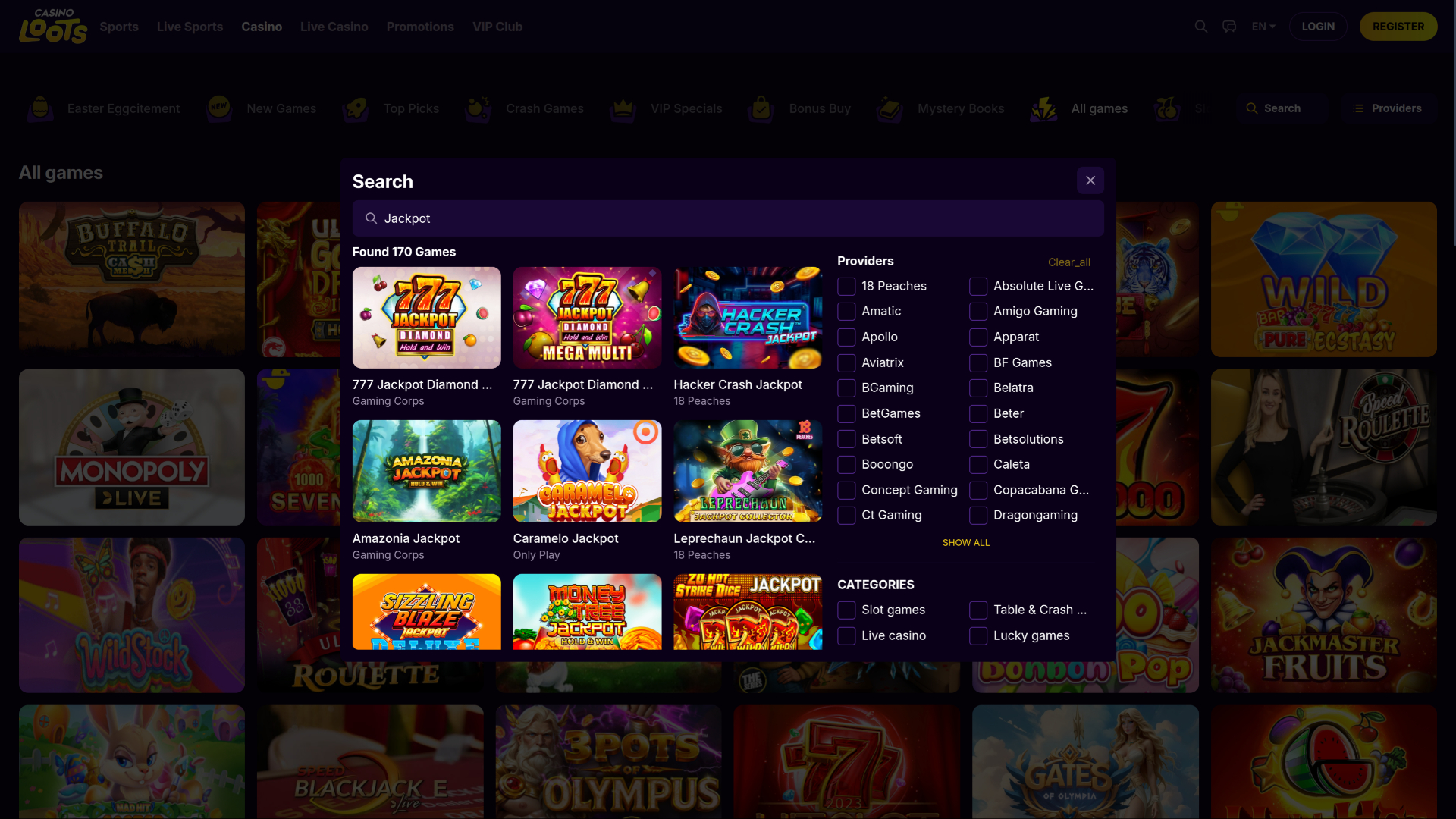 Casino Loots Desktop Jackpot