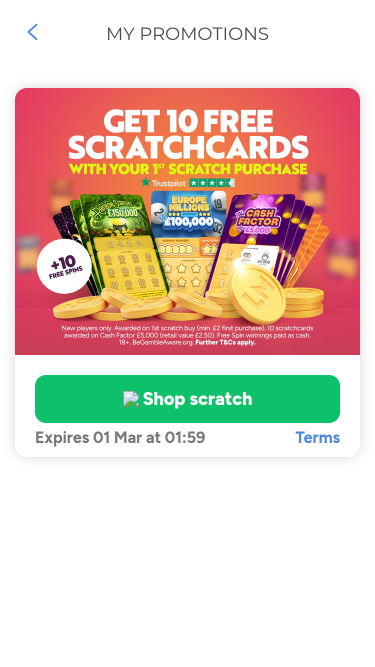 Lottomart Casino Mobile Promotions