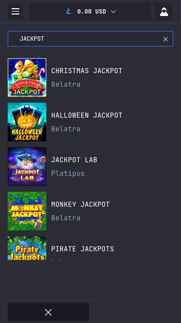LTC Casino Mobile Jackpot