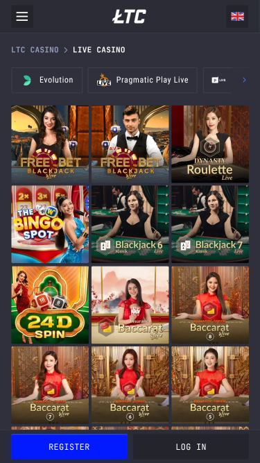 LTC Casino Mobile Live Dealer